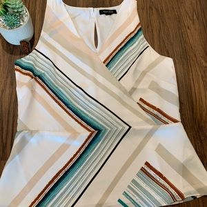 White House Black Market Satin Top